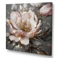 thumbnail image 2 of Designart "Pink Grey Peonies Blooming III" Floral Peony Wall Art Print, 2 of 5