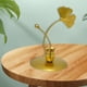 thumbnail image 5 of de hierro, cónica, candeliere , soporte para comedor, decoración de , centro , Dorado 9x9x15cm Fernando Porta vela, 5 of 6