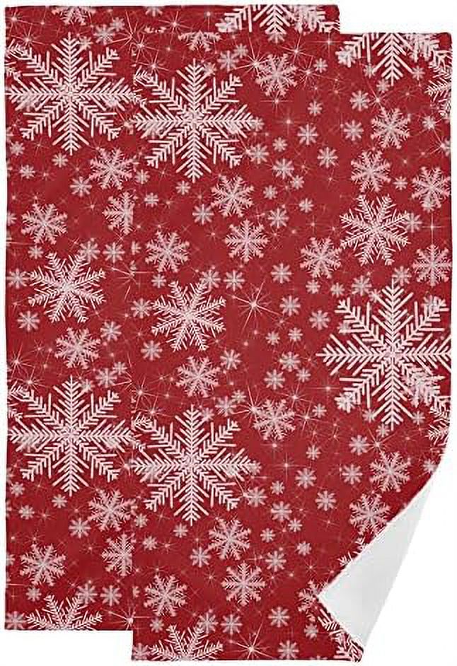 Red Poppy Bath Hand Towels Summer Flower Watercolor Guest Fingertip