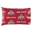 thumbnail image 3 of NCAA Ohio State Buckeyes Bed In Bag Set, Queen Size, Team Colors, 100% Polyester, 5 Piece Set, 3 of 4