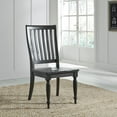 thumbnail image 2 of Liberty Furniture Harvest Home Slat Back Side Chair (RTA) in Chalkboard, 2 of 5