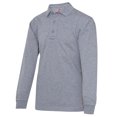 thumbnail image 2 of 4356005 24-7 Series Men's Long Sleeve Polo Shirt Large Heather Grey, 2 of 2