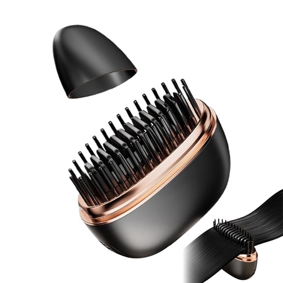 Mini Hair Straightening Comb Wireless Charging Portable Multifunctional Hair Care Not Hurt Hair Styling Comb Hair Straightener