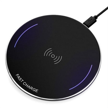 7.5W and 10W Fast Wireless Charger Charging Pad Slim G8Y for Samsung Galaxy S7 Edge S6 Edge, S8 active S10e S10 Plus 5G Note 9 8 10 Plus Fold - Xiaomi Mi 9 - ZTE Axon 9 Pro 10 Pro