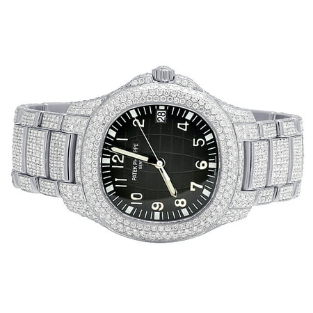 Jewelry Unlimited by Patek Philippe Men's Aquanaut 21.5 Ct VS Diamond Watch, (5167/1A)