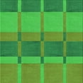 thumbnail image 1 of Ahgly Company Machine Washable Indoor Square Transitional Forest Green Area Rugs, 8' Square, 1 of 7