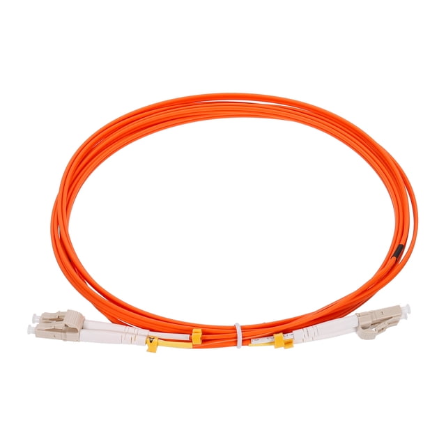 Unique Bargains 3 Meters 9.8Ft Fiber Patch Cable Multimode LC-LC OM1 LSZH Fiber Optic Jumper Orange For Network Transceiver,1Pcs