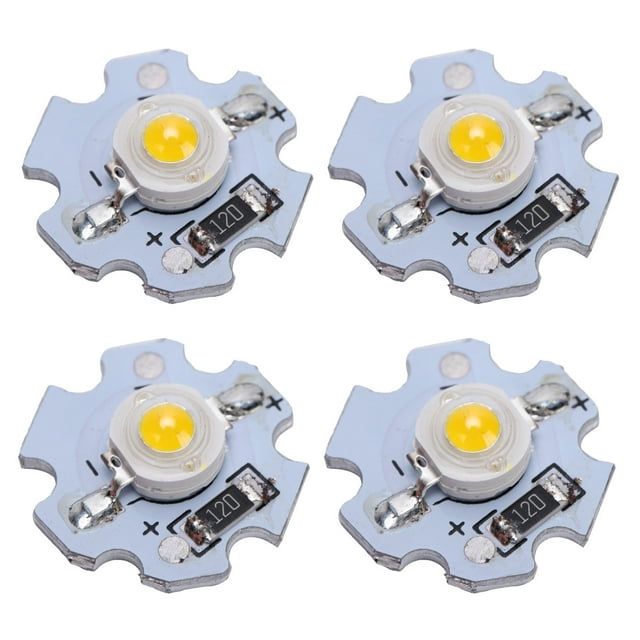 High Power 5V LED Lamp Bead Light Source Chip DIY Lighting Fixtures 25Pcs Aluminum Plate Flashlights Headlights Spotlights