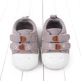 thumbnail image 5 of JAKANYQ Spring Summer Children Baby Toddler Shoes For Boys Girls Flat Soles Light And Comfortable Hook Loop Solid Color Animal Shape Grey 6-12 Months, 5 of 8
