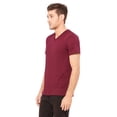 thumbnail image 3 of The Unisex Jersey Short-Sleeve V-Neck T-Shirt - MAROON - S, 3 of 4