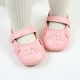 thumbnail image 6 of Toddler Girls Shoes for Infant Floral Decoration Princess Shoes Baby Girl Shoes Crib Shoes Toddler Walking Flat Shoes PU Leather, 6 of 7