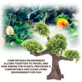 thumbnail image 3 of Aquarium Decorations, Stable Base Beautiful Easy To Clean Artificial Water Plants  For Fish, 3 of 8