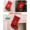thumbnail image 2 of Lints Calcetín de Navidad Colgante portátil Reemplazo temático de Navidad Decorativo Bolsa de regalo de gran capacidad Decoración con cordón Kits de decoración para fiestas Muñeco de nieve Matsuzay HA069734-02, 2 of 6