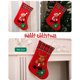 thumbnail image 3 of Naiovety Lints Calcetín de Navidad Colgante portátil Reemplazo temático de Navidad Decorativo Bolsa de regalo de gran capacidad Decoración con cordón Kits de decoración para fiestas Papá Noel Naiovety HA069734-01, 3 of 6