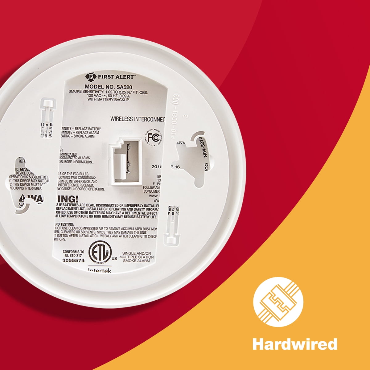 First Alert SA521CN-3ST Hardwired Onelink Wireless Smoke Alarm