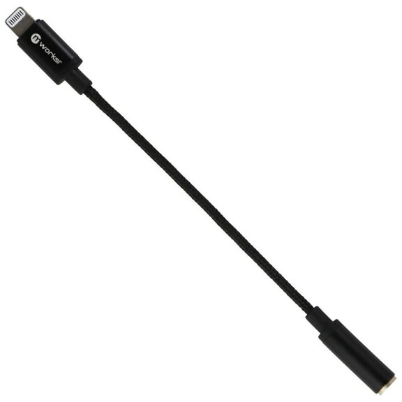 MWORKS 25333 Braided MFi 3.5mm Aux to 8-Pin Adapter for iPhone iPad Cable
