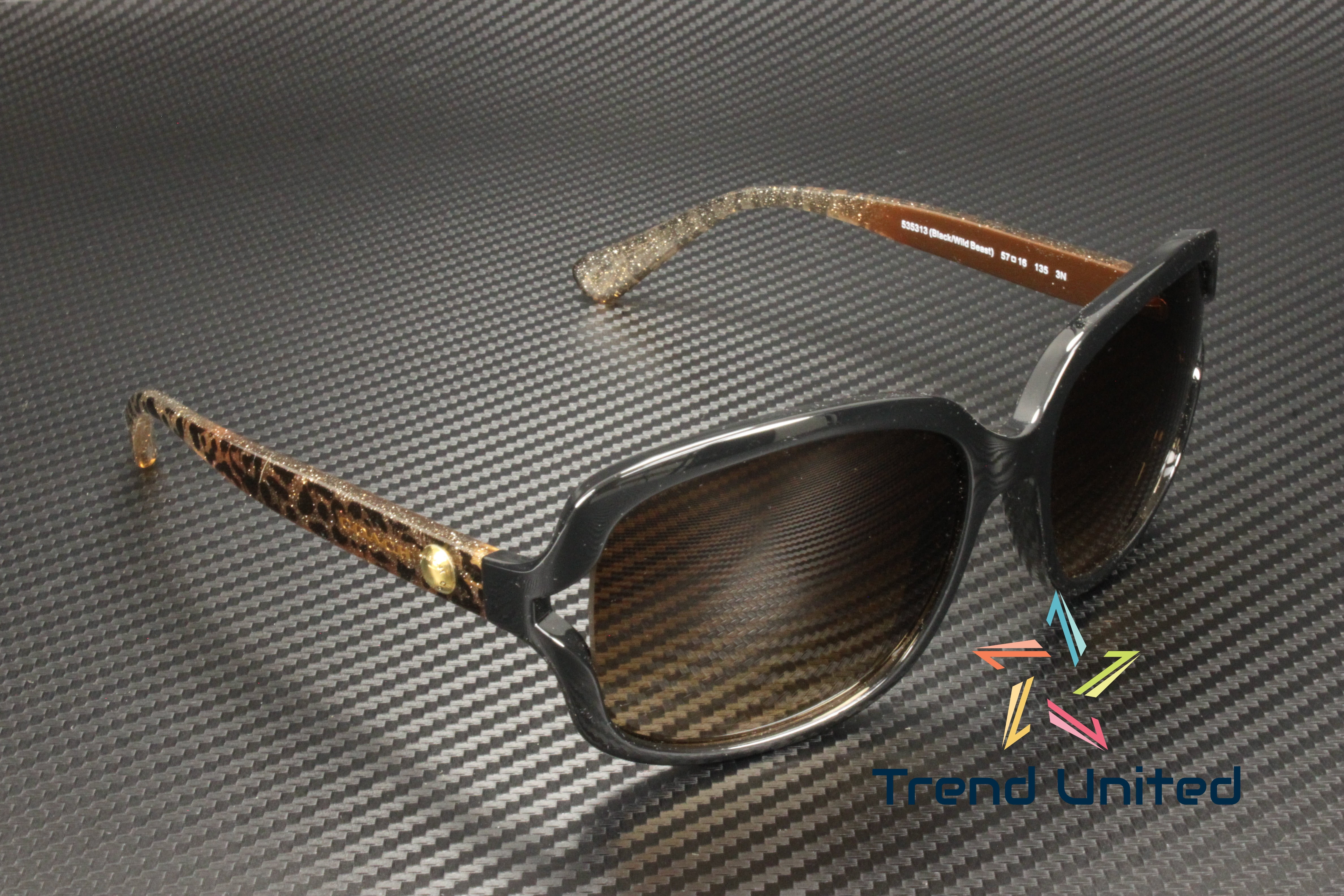Coach 0HC8169 Full Rim Square Womens Sunglasses, Size 57 