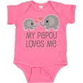 thumbnail image 3 of Inktastic My Papou Loves Me Grandchild Boys or Girls Baby Bodysuit, 3 of 5
