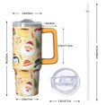 thumbnail image 2 of 30oz Merry Christmas Tumbler with Straw, Green Stainless Steel Insulated Cup Gifts for Home Travel Holiday, 2 of 5
