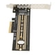 thumbnail image 1 of PCIE4.0 To NVME Adapter Card, Multilayer Protection Plug And Play Anti Interference High Speed PCIe 4.0 To NVMe Card For Desktop, 1 of 8