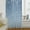 Blue, variant on Red Christmas Snowflake Semi Sheer Curtains Drapes for Living Room, Bedroom, French Doors Window 63 Inches Long, Winter Snowflake Xmas Rod Pocket Chiffon Curtain Drapery Voile Draperies Panel