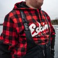 thumbnail image 3 of Eskimo Retro Buffalo Plaid Hoodie, Unisex, Plaid, 3X, 3 of 8