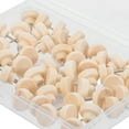 thumbnail image 3 of HONMEET 50 Pcs Decorative Push Pins for Wall in Light Yellow Metal for Office Use and DIY Projects, 3 of 6