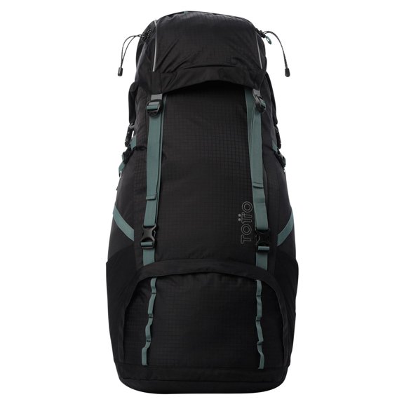 TOTTO Mochila Ergonómica Grande Repelente a Líquidos | Senderismo - Viaje - Camping | 65 L SUMMIT 65 negro G
