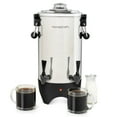 thumbnail image 3 of HomeCraft 45-Cup Coffee Brewer, 1000W Quick-Brewing Coffee Urn and Electric Coffee Pot, Stainless Steel, 3 of 6