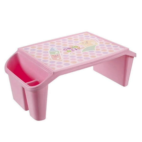 Kids Lap Desk Tray, Kids Portable Lap Tray Plastic Lap Desk for Bed Classroom Laptop Kids Car Activ
