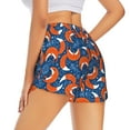 thumbnail image 4 of Picia Abstract Vintage Fox and Plants Pattern Women's 2 in 1 Athletic Running Shorts High Waisted Workout Casual Gym Sweat Shorts with Comfy Liner Zipper Pockets-Small, 4 of 9