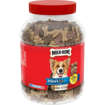 - Milk-Bone Mini's Flavor Snacks Dog Biscuits, 36-Ounce