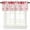 C, variant on Overfox Valentine's Day Window Valances Rod Pocket Valance Drapes for Living Room Bedroom Curtain Decoration 54x18in
