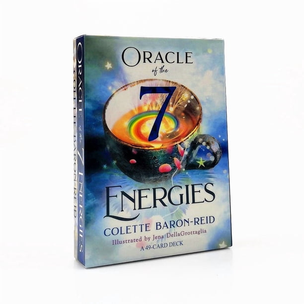 Juego de cartas Oracle 7 Energies Tarot Deck para fiesta familiar