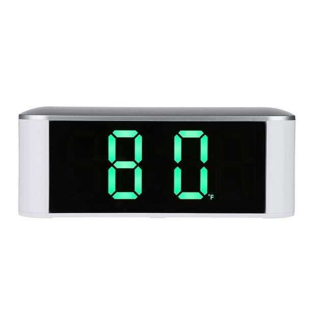 Reloj digital Pantalla LED de temperatura Snooze Home Reloj electrónico Espejo Mesa Termómetro de escritorio sidaley HA3257-03B