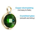 thumbnail image 3 of Uxcell Birthstone Charm Beads Drop Pendant, 10 Pack Crystal Handmade 0.35" for Earrings Necklace Jewelry, Grass Green, 3 of 6