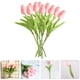 thumbnail image 3 of 10pcs tulipanes artificiales tulipanes falsos flores artificiales oficina en el hogar decoraciones de ramas florales, 3 of 4