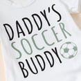 thumbnail image 6 of Baby Onesies Boy Newborn Baby Girl Soccer Outfit Soccer Bow Short Sleeve Bubble Romper Bell Bottom Pants Headband Set Summer Clothes, 6 of 9