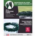 thumbnail image 2 of Iron Forge Cable Rallonge Extérieure Étanche 75 Pi - 16/3 SJTW Robuste Verte 3 Broches - 10 Amp Extérieur, 2 of 7
