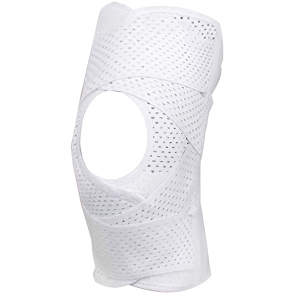 White Knee Brace, Adjustable Sports Knee Support With Patella Stabilizer, For Meniscus, Running, Basketball, Athletic Protector