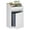 White, variant on Trash Cabinet, Freestanding Trash Can Cabinet, Wooden Recycling with Flip Door, 10 Gallon Hidden Kitchen Garbage Can for Kitchen, Living Room, White WB01WT