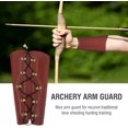 thumbnail image 4 of Yazoeia Adjustable Archery Arm Guard Protection with PU Leather, Lace up Closure Lightweight Hunting Target Shooting Adult Unisex Arm guards for athletic use CJC912-192468, 4 of 9