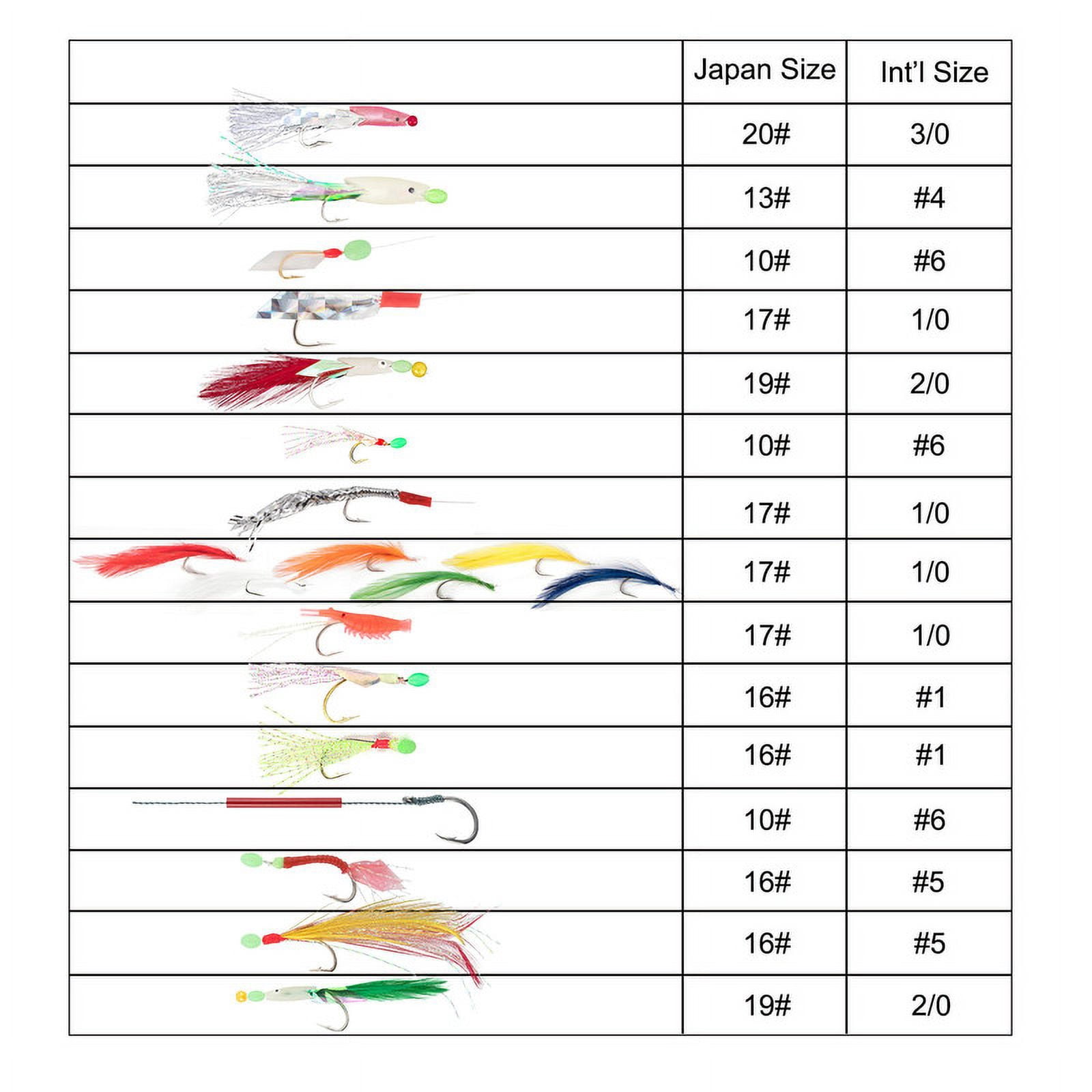 15 Packs Mackerel Feathers Hooks Bass Cod Lure Rigs Sea Boat Fishing Tackle