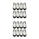 thumbnail image 4 of Almohadillas metatarsianas Sonducket para mujer estilo calcetín 8 piezas negro, 4 of 6