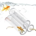 thumbnail image 3 of Shrimp Breeding Tube, Transparent Acrylic Crystal Shelter House for Fish Tank, Tube Aquarium Shrimp Cave Breeding Habitat, Hideaway Pipes for Small Shrimp Fish, 3 of 9