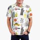 thumbnail image 1 of Fotbe New York Camiseta Polo de Golf para Hombre con Estampado – Camisa Deportiva Transpirable con Cuello Abotonado-3X-Large, 1 of 6