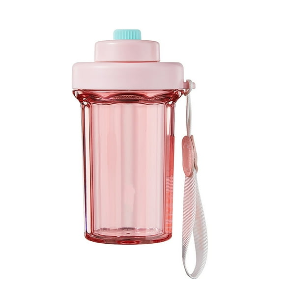 Clearance REALUX High Temperature Plastic Cup High Appearance Work Cluster Girls Desktop Cup with Filter Hand Cup