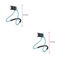 thumbnail image 4 of Bearachild Soporte de plástico para colgar en el cuello para teléfono inteligente, portátil, flexible, para dormitorio automotriz, soporte para Azul 2Conjunto, 4 of 6