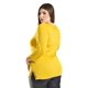 thumbnail image 3 of Blusa con detalles metalicos Roman Fashion /Tallas Extras, 276 (Mostaza) amarillo 38, 3 of 5