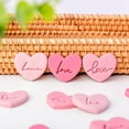 thumbnail image 4 of Opvise 4Pcs/Set Cookie Cutters Non-sticky Easy Demoulding DIY Festive Valentine's Day Love Heart Cake Clay Molds Baking Accessories Hearts, 4 of 7